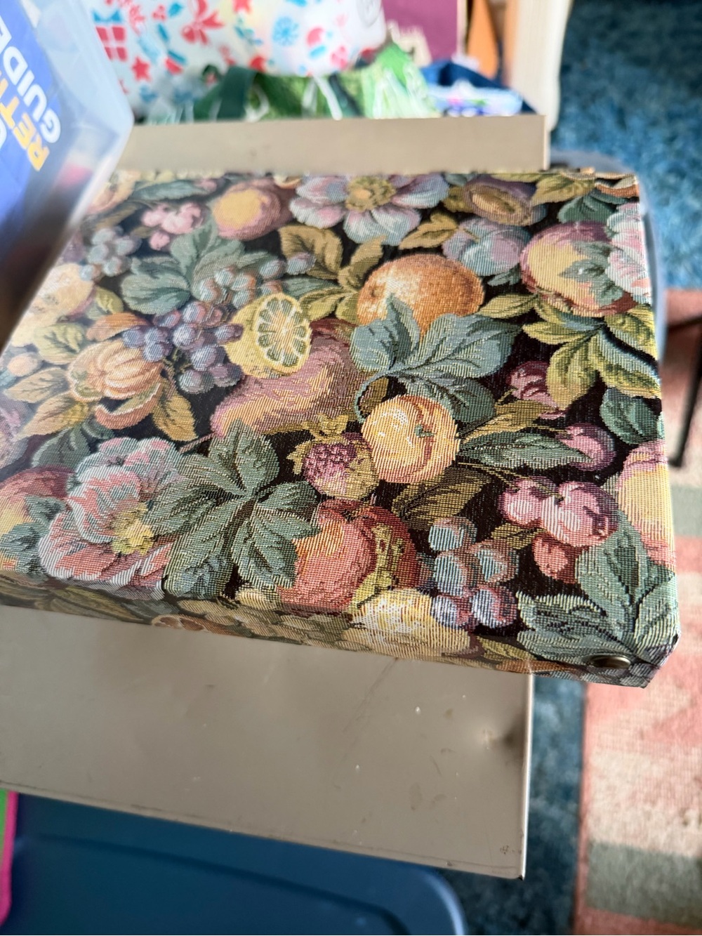 Floral Pattern Home Office Address Book - Picture 2 of 2